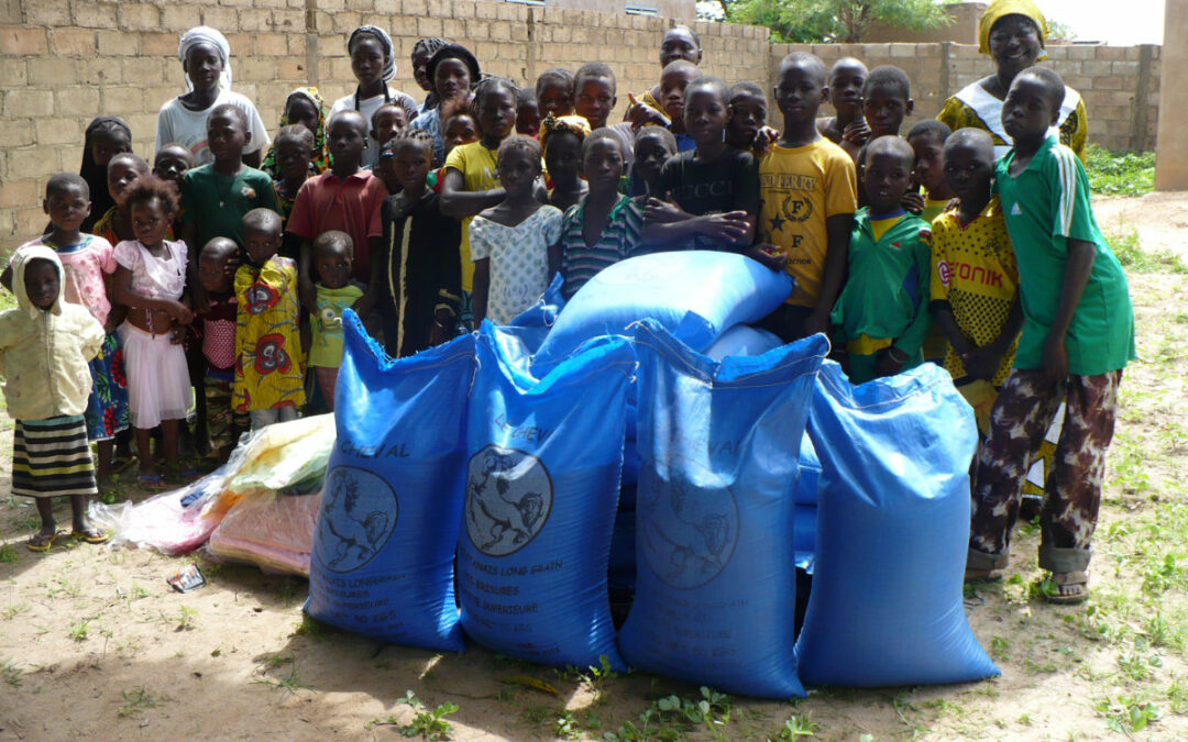 Approvisionnement d'une cantine au Burkina Fasso - déjeuner solidaire