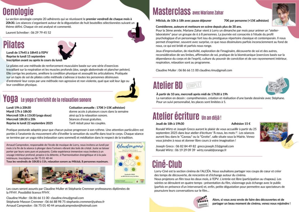 Programme 2025-2026